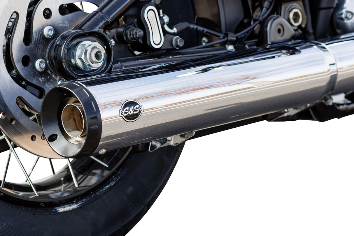 Grand National Slip-On Muffler - 50 State - 4\" Chrome - M8 Softail 2025 - 2025