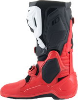 Tech 10 Enduro Boots - Bright Red/Black/White - US 7 / EU 40.5