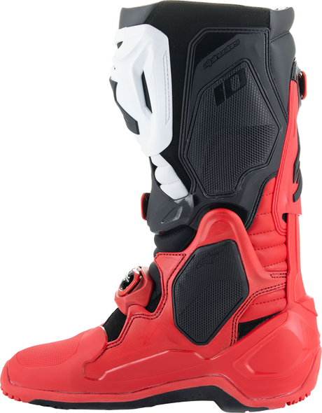 Tech 10 Enduro Boots - Bright Red/Black/White - US 11 / EU 45.5