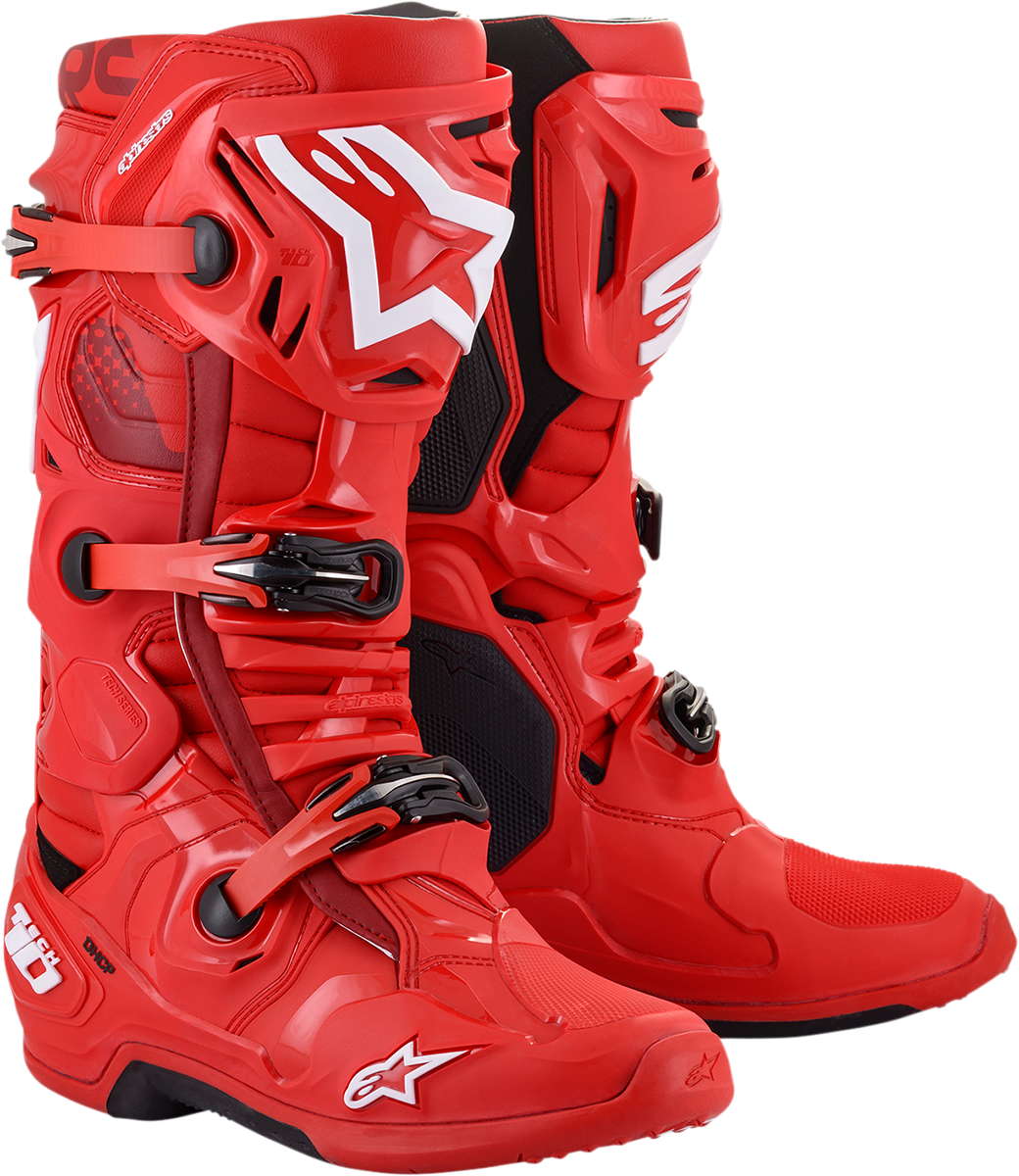 Tech 10 Boots - Red - US 12