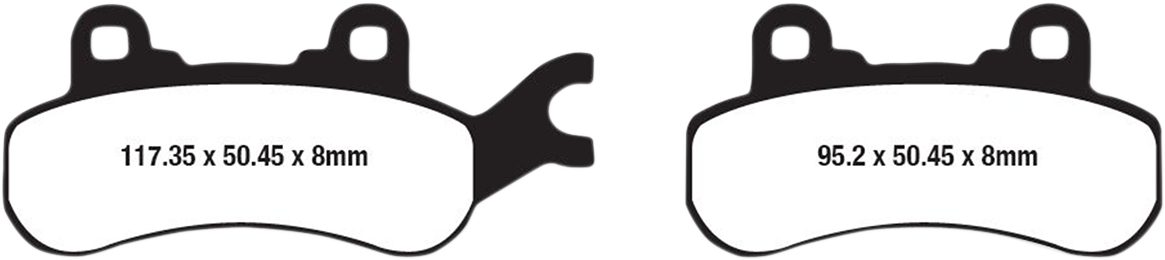 Sintered \"R\" Brake Pads 2016 - 2019