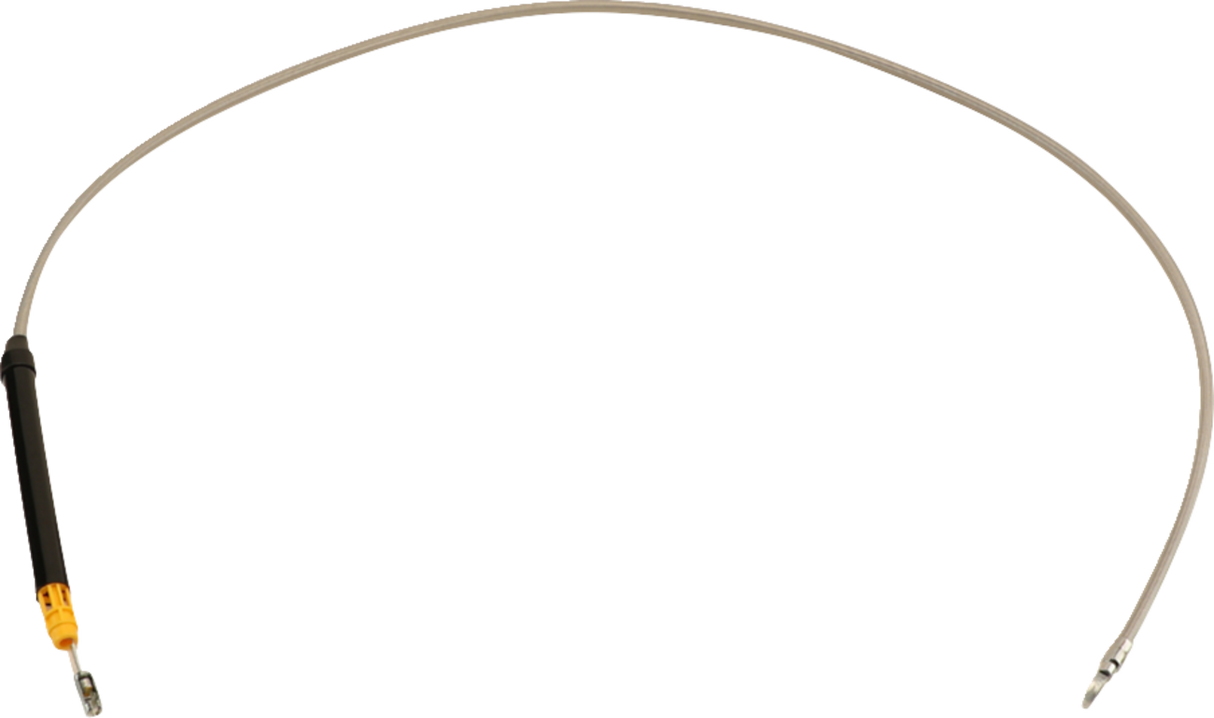 Stainless Steel Braided Clutch Cable - Stock Ape Hangers - \'23-\'24 Touring 2023 - 2024