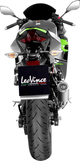 LV Corsa S Slip-On Muffler - Titanium - Kawasaki Ninja 400/500 2018 - 2025