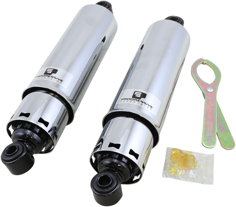 412 Series Shock - 12\" - Standard - Chrome - H-D 1977 - 1984