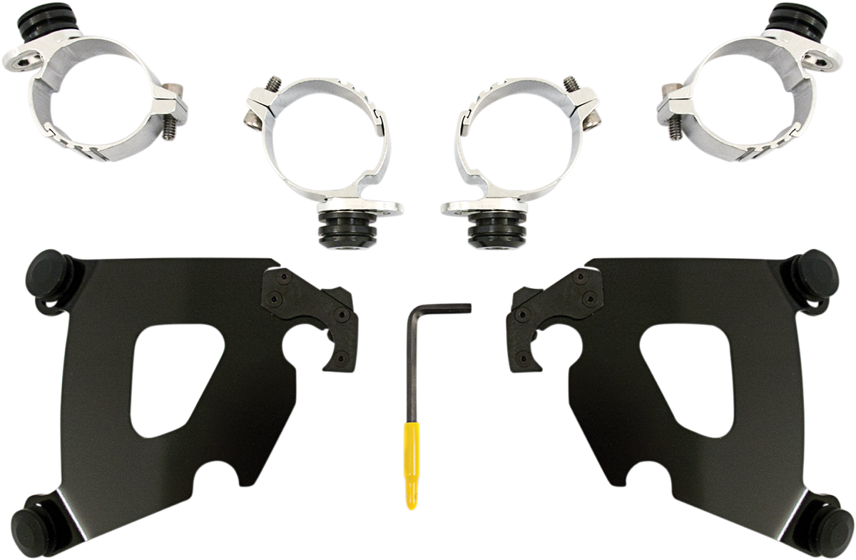 Cafe Mounting Kit - Black - FXD 2006 - 2023