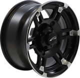Wheel - Roll\'n 104 - Front/Rear - Machined Black - 14x7 - 4/156 - 4+3 1993 - 2020