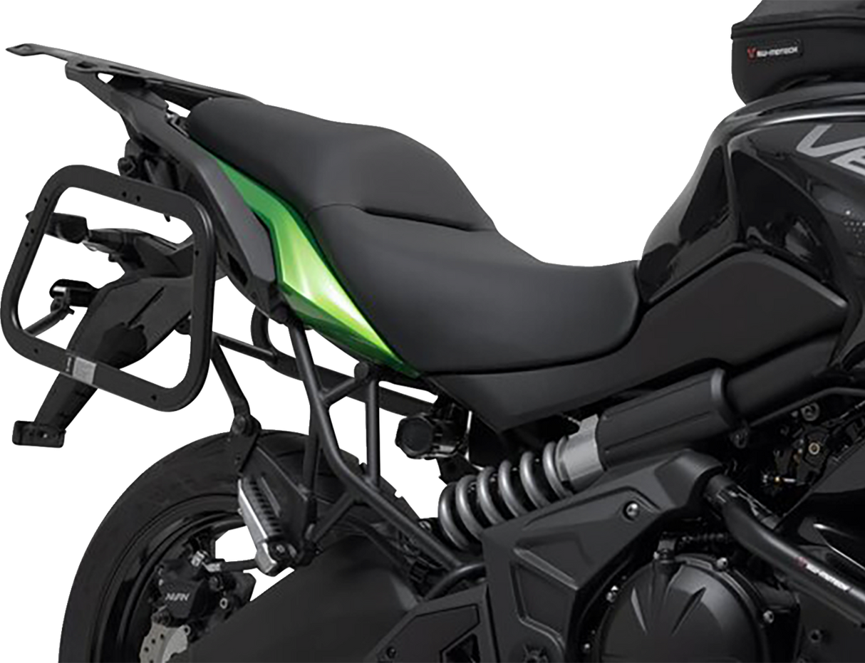 TRAX ADV Aluminum Case System - Black - Kawasaki Versys 650 \'14-\'24 2014 - 2024