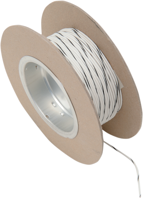 100\' Wire Spool - 18 Gauge - White/Black