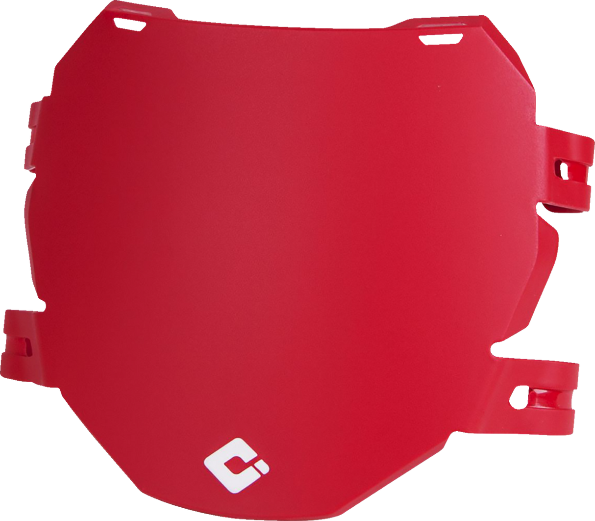 Downhill Number Plate - Front - Aaron Gwin - Red