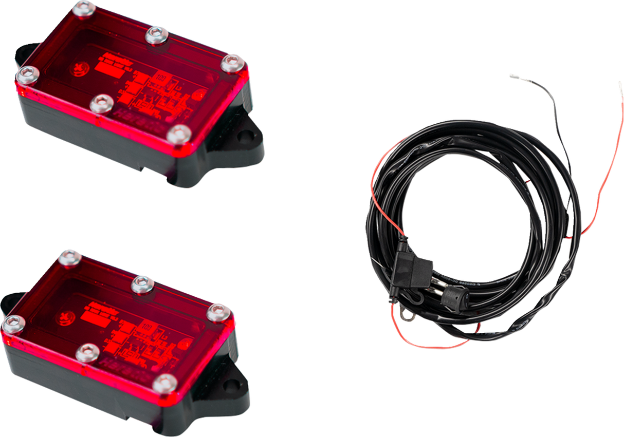 Rock Light - Red - 2 Pack