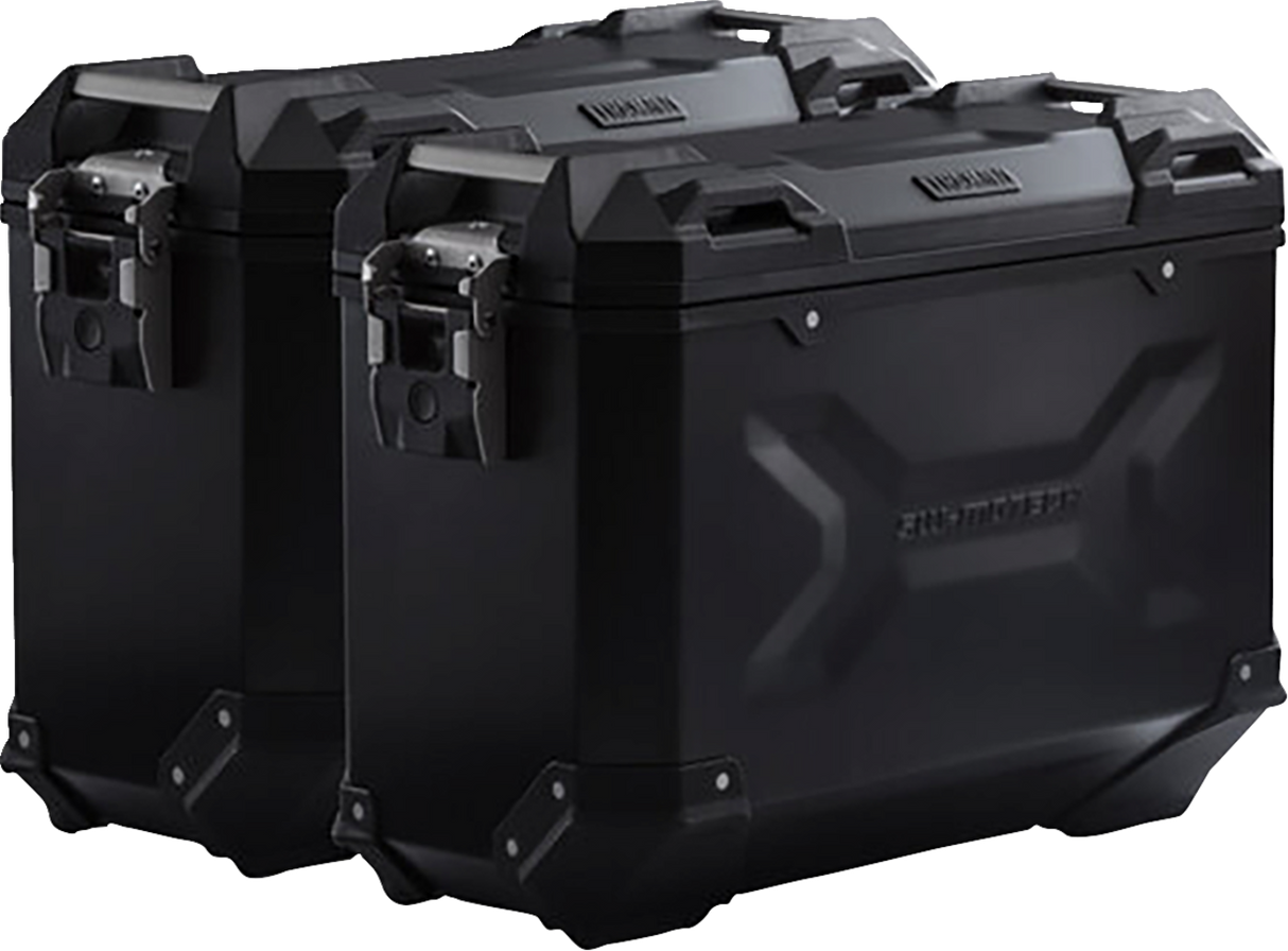 TRAX ADV Aluminum Case System - Black - Ducati Multistrada V4 \'21-\'24 2021 - 2024