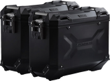 TRAX ADV Aluminum Case System - Black - Ducati Multistrada V4 \'21-\'24 2021 - 2024