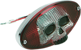 Taillight - Red Cat Eye with Skull Face