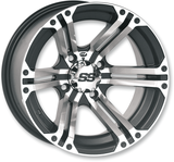 Wheel - SS212 Alloy - Rear - Machined Black - 14x8 - 4/137 - 5+3 2003 - 2023