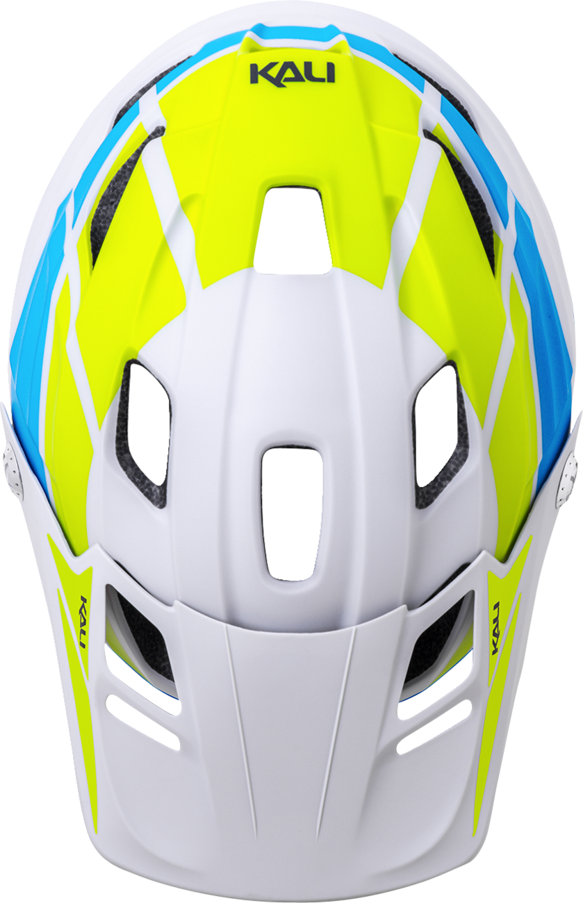 Maya 3.0 Helmet - LTD Race - Matte Gray/Lime/Blue - L/XL
