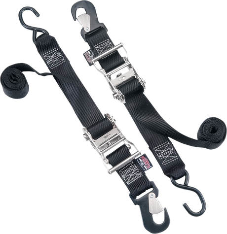 Big Daddy Tie-Down - 2\" - Snap-hook/S-hook End Combination - Black