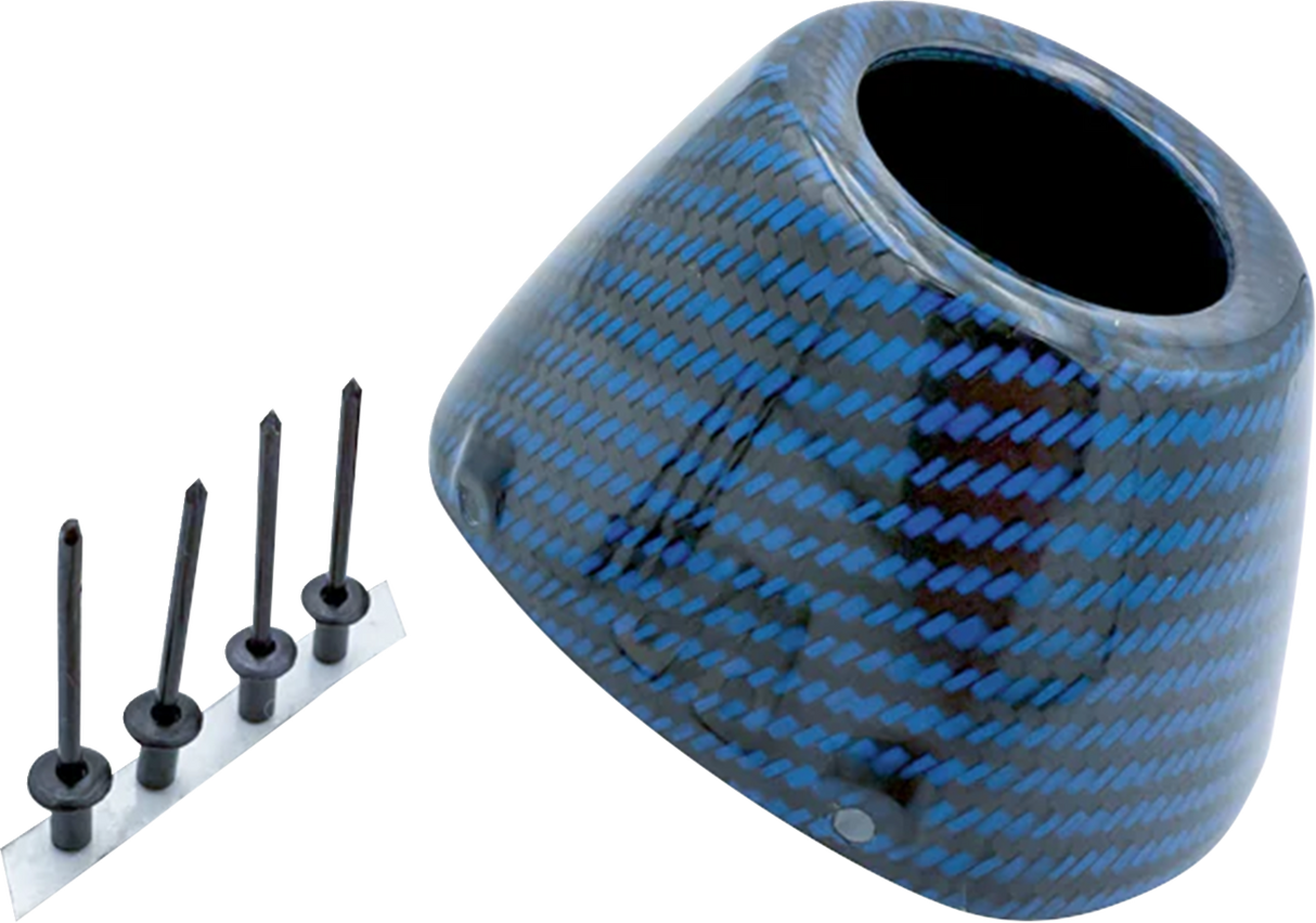 End Cap Replacement Kit - Carbon - RCT External - Blue