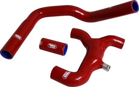 Radiator Hose Kit with Thermostat Bypass - Red - Ducati 2018 - 2024