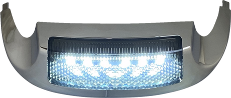 LED Front Fender Tip - White LED/Smoke Lens - Chrome 2014 - 2024