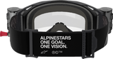 Vision 8 Roll-Off Goggle - Corp - Black - Clear Lens
