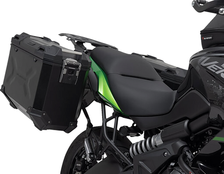 TRAX ADV Aluminum Case System - Black - Kawasaki Versys 650 \'14-\'22 2014 - 2022