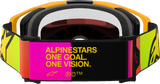 Vision 8 Goggle - Corp - Yellow/Pink - Red Mirror Lens