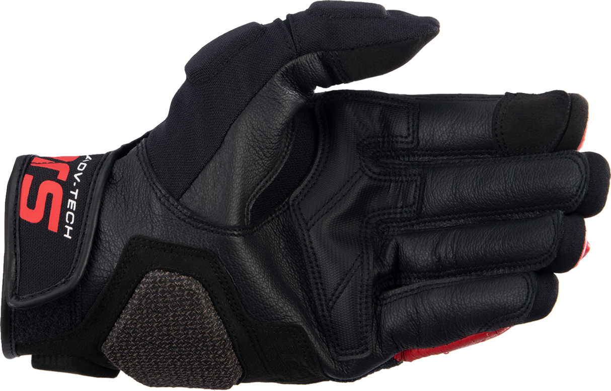 Halo Gloves - Black/White/Bright Red - 2XL