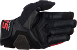 Halo Gloves - Black/White/Bright Red - XL