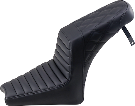 Step-Up Seat - Front Tuck-n-Roll/Rear Lattice Stitch - Black - Scout \'18-\'19 2018 - 2019