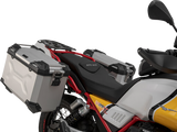 TRAX ADV Aluminum Case System - Silver - Moto Guzzi V85 TT \'19-\'24 2019 - 2024