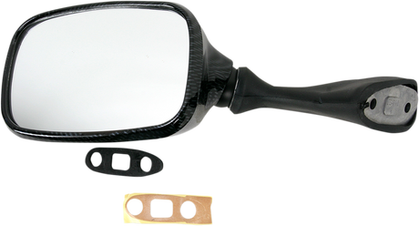 Mirror - Side View - Carbon Fiber - Rectangle - Left - Suzuki 1999 - 2007