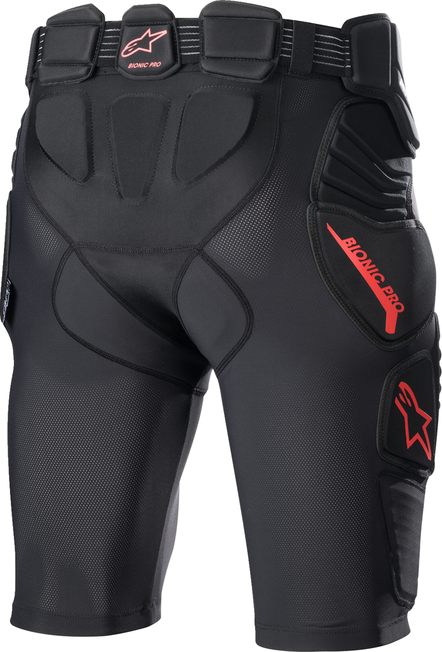 Bionic Pro Protection Shorts - Black/Red - 2XL