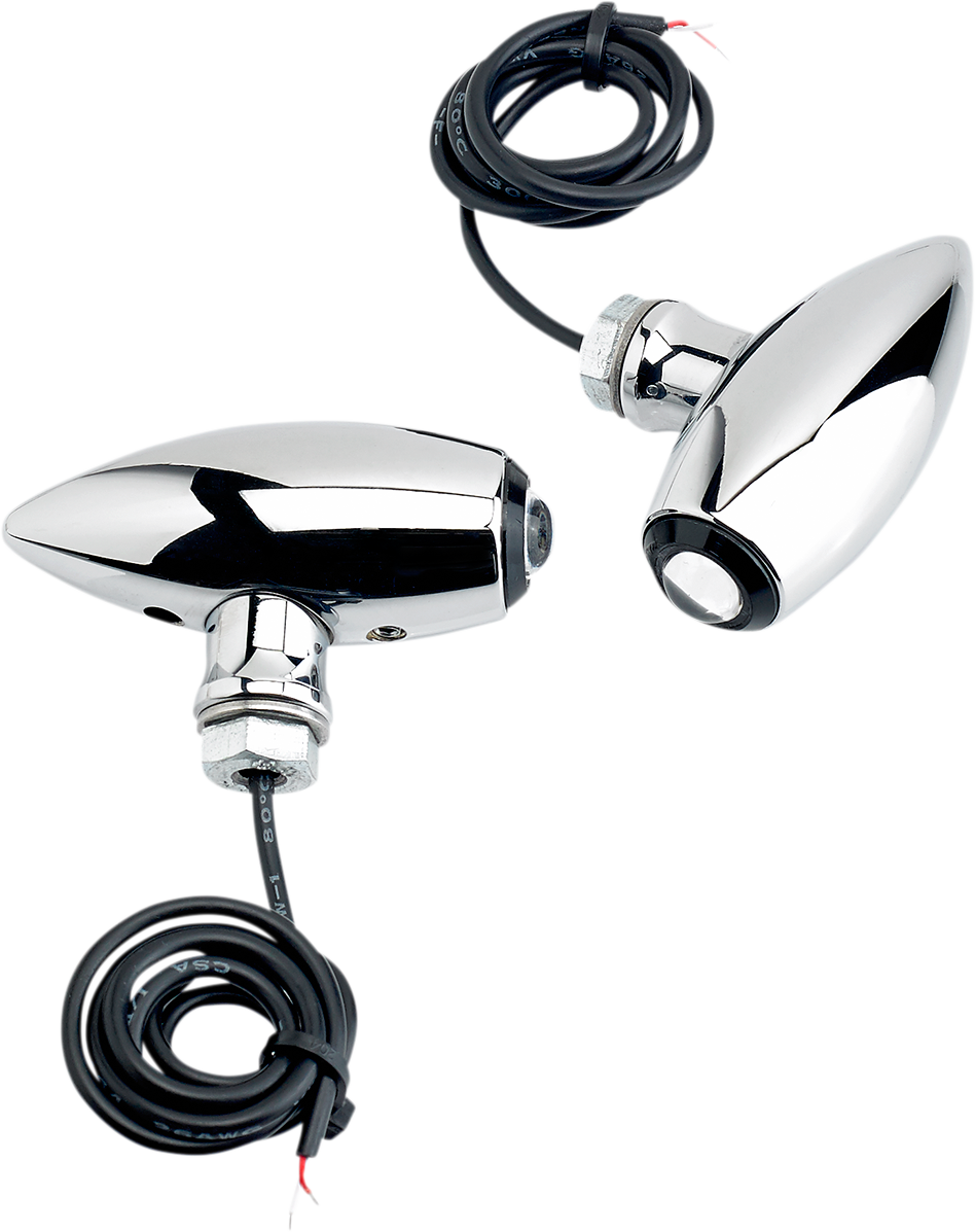 Center-Mount Astro LED Lights - Chrome/Red