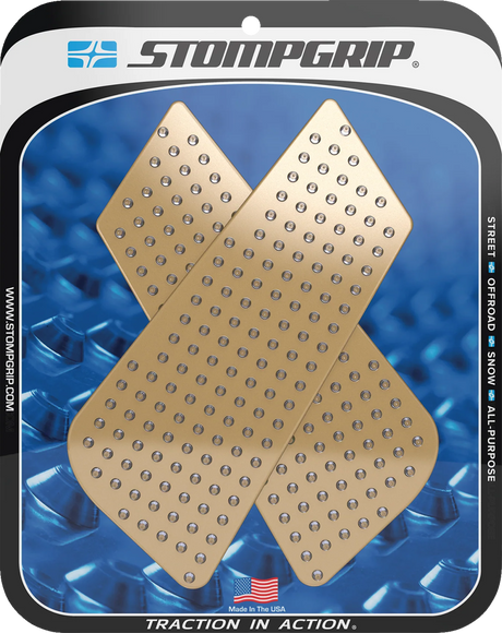 Traction Pad Tank Grips - Super Volcano - Clear - Aprilia | Honda | Suzuki 2021 - 2025