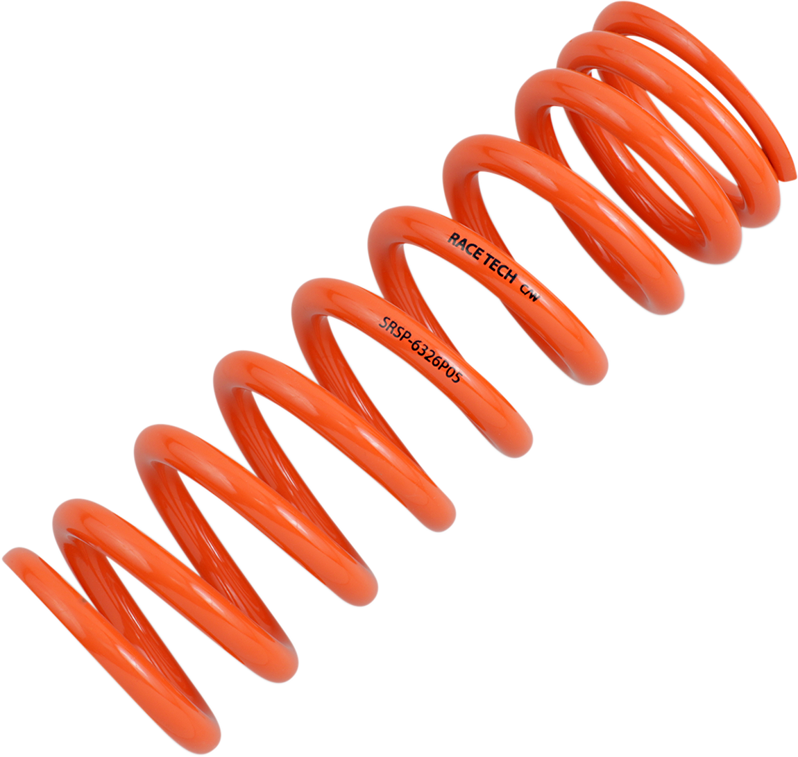 Progressively Wound Shock Spring - Orange - P05 - Spring Rate 336 lbs/in 1994 - 2015