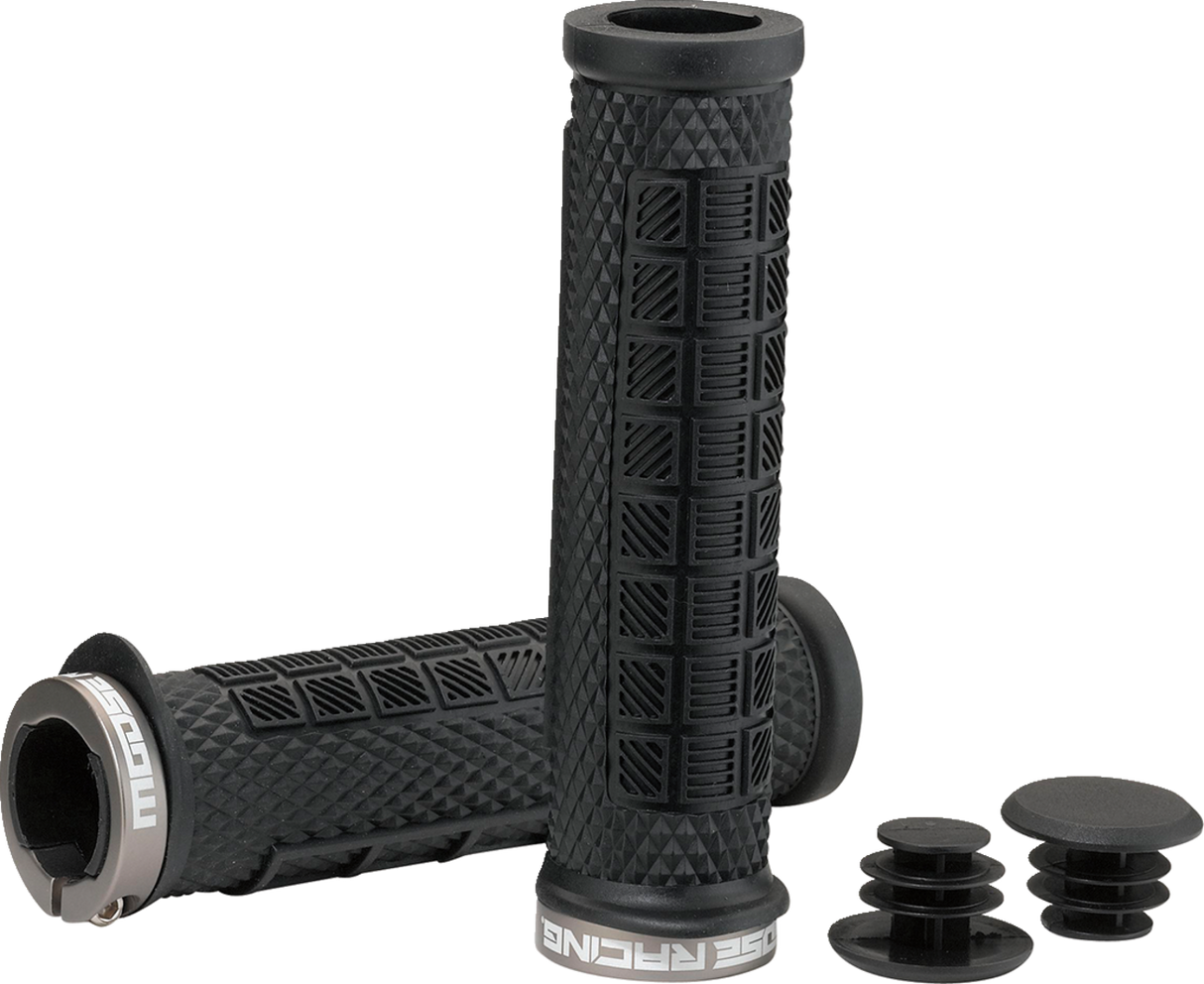 Mountain Bike Lock-On Grips - Black - 129 mm