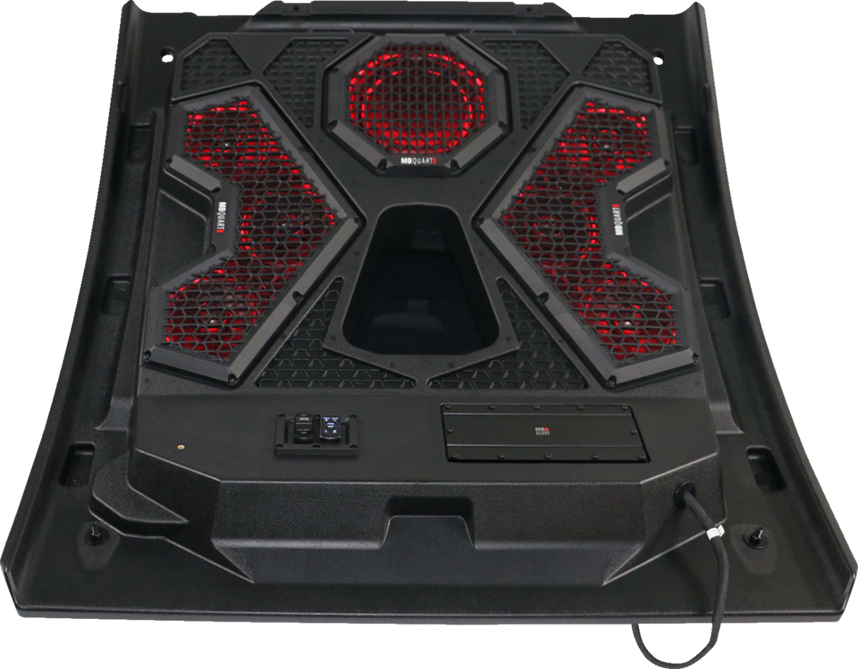 Audio Roof - 500 W - 6 Speaker - 1 Subwoofer - Ride Command - RZR Trail