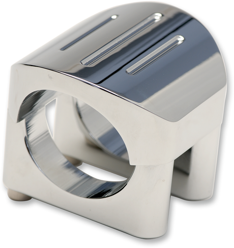 Chrome Clamp Mount - For 1.25\" T-Bar/Riser Handlebar