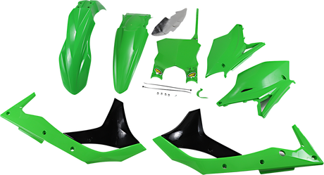 5 Piece Replica Body Kit - OEM Green/Black - KX 250F 2017 - 2020