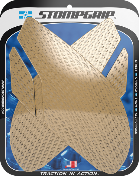 Traction Pad Tank Grips - Icon - Clear - Triumph 2013 - 2024