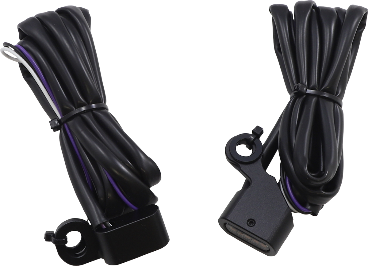 Marker Lights - Amber/White - Smoke Lens - Matte Black 1996 - 2017