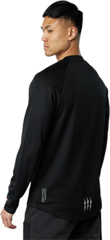Riders Long-Sleeve Jersey - Black - Small