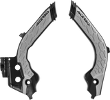 X-Grip Frame Guards - Black/Gray - Gas Gas | Husqvarna 2019 - 2023