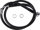 Brake Line - +10\" - Black - \'18-\'21 Softail 2018 - 2020