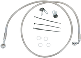 Brake Line - Front - +4\" - Stainless Steel 2001 - 2005