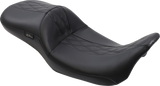 Maverick Daddy Long Legs Seat - Black w/ Black HR Inlay - Double Diamond - FL \'08-\'22 2008 - 2022