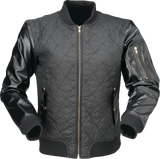 Women\'s Bomber Jacket - Black - Small