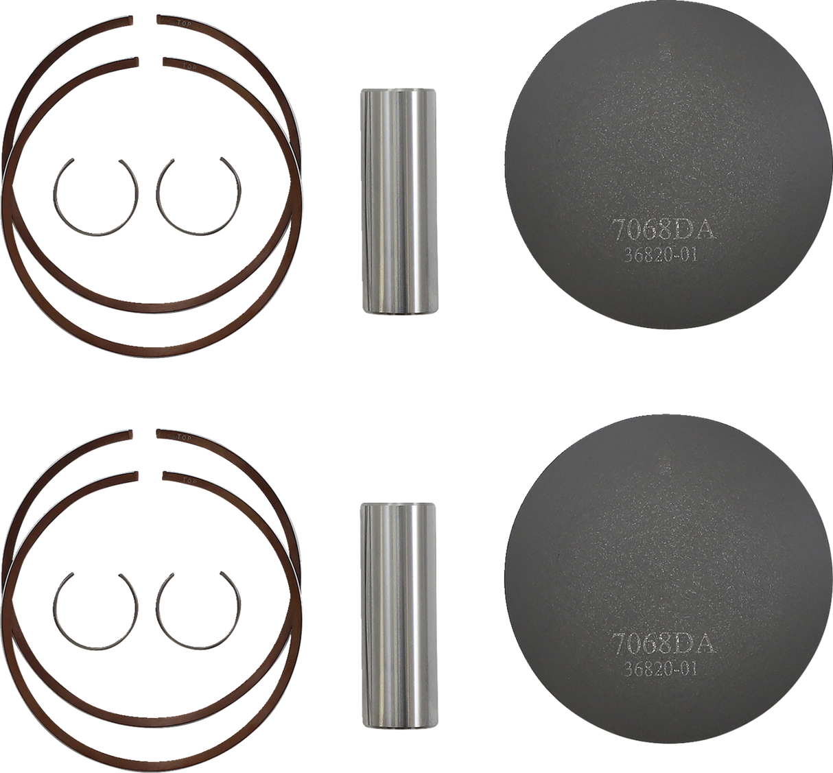 Piston Kit - 81.84 mm - Ski Doo 2017 - 2021