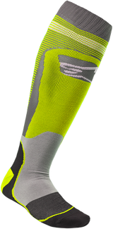 MX Plus 1 Socks - Yellow/Gray - Small/Medium