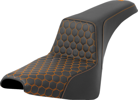 Step-Up Seat - Honeycomb - Orange Stitching - FXBB/FXST \'18-\'24 2018 - 2024